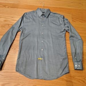 Men's Theory  button down Shirt blue Size Large